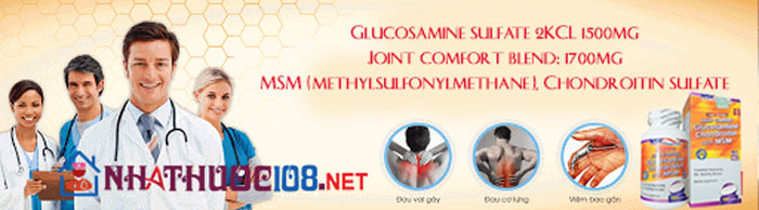 Thành phần của viên uống bổ khớp Chondroitin Joint Comfort Glucosamine